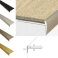 Screw Fix Aluminium Luxury Click Vinyl Flooring Stairs Nosing 