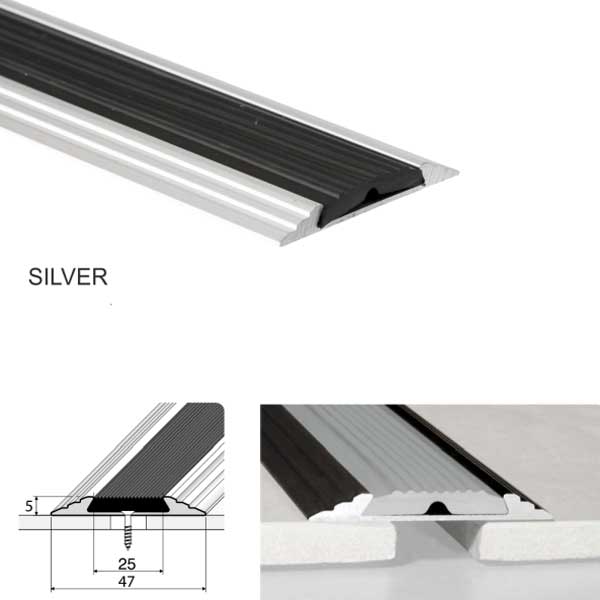 Non Slip Aluminium Anodised Flat Door Threshold A10 Profile 
