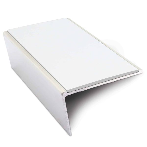 Non Slip Aluminium Commercial Stair Nosing Edge Trim With Pvc Insert 