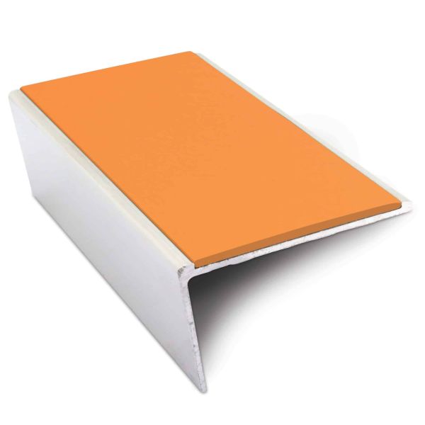 Non Slip Aluminium Commercial Stair Nosing Edge Trim With Pvc Insert 