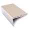 Non Slip Aluminium Commercial Stair Nosing Edge Trim With Pvc Insert 