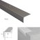 Non Slip Aluminium Screw FIx Stair Nosing for Wooden Stair Treads Cover