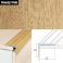 Aluminium Anti Slip Self Adhesive Wood Effect Stair Nosing Edge Trim 