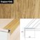 Aluminium Anti Slip Self Adhesive Wood Effect Stair Nosing Edge Trim 