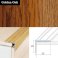 Aluminium Anti Slip Self Adhesive Wood Effect Stair Nosing Edge Trim 