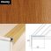 Aluminium Anti Slip Self Adhesive Wood Effect Stair Nosing Edge Trim 