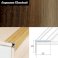 Aluminium Anti Slip Self Adhesive Wood Effect Stair Nosing Edge Trim 