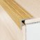 Aluminium Anti Slip Self Adhesive Wood Effect Stair Nosing Edge Trim 