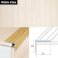 Aluminium Anti Slip Self Adhesive Wood Effect Stair Nosing Edge Trim 