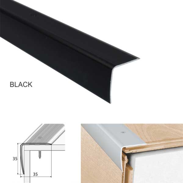 Non Slip Aluminum Stairs Nosing For Edges Protection