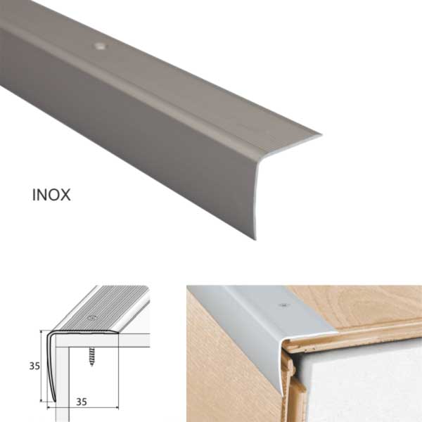 Non Slip Aluminum Stairs Nosing For Edges Protection