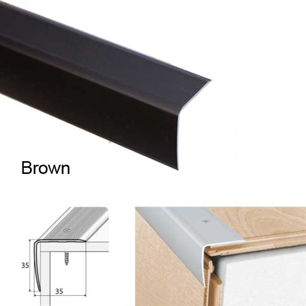 Non Slip Aluminum Stairs Nosing For Edges Protection