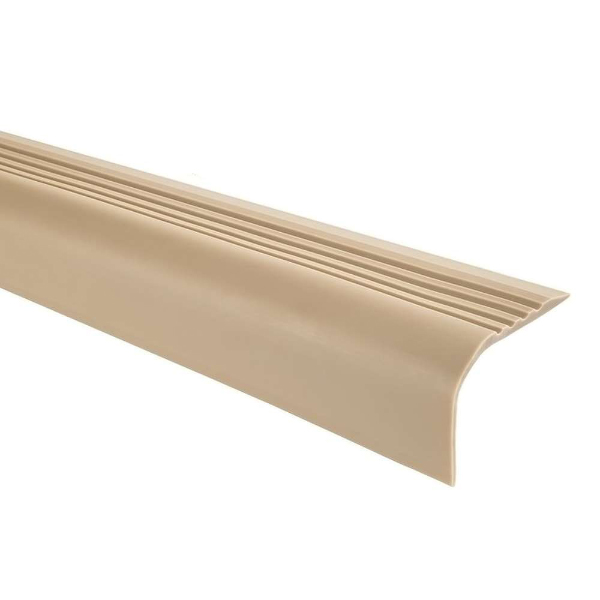 Non Slip Bullnose Stair Nosing PVC Rubber Angle Step Edge