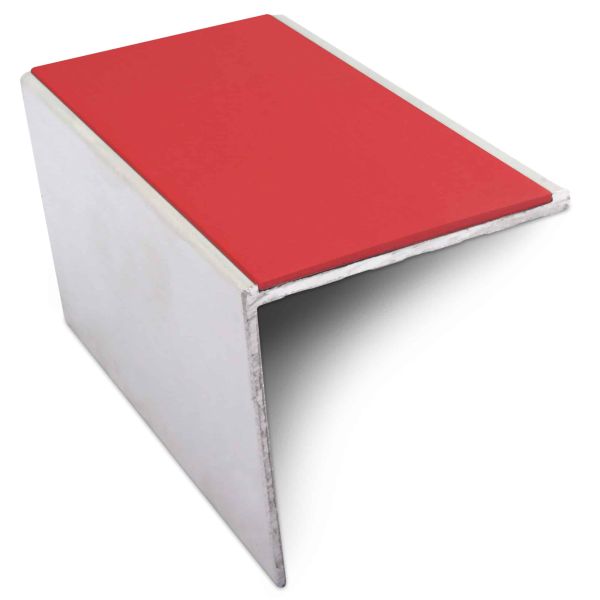 Non Slip Pvc Insert Aluminium Commercial Stair Nosing Edge Trim