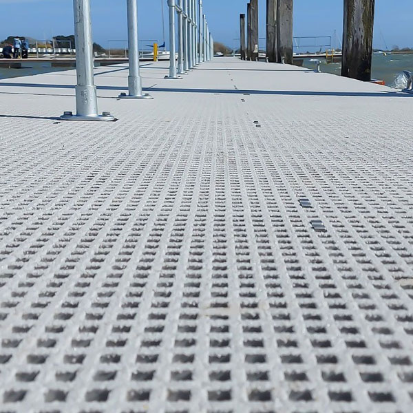 Non Slip Composite Floor Micro Mesh GRP Floor Grating