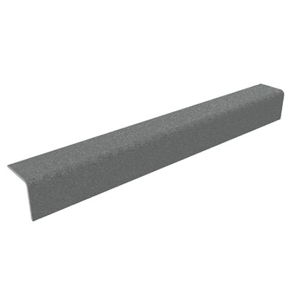 Non Slip Gray GRP Stair Nosing Cover  - 10 Pieces