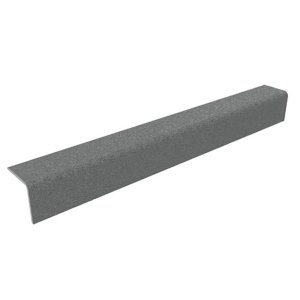 Non Slip Gray GRP Stair Nosing Cover  - 10 Pieces