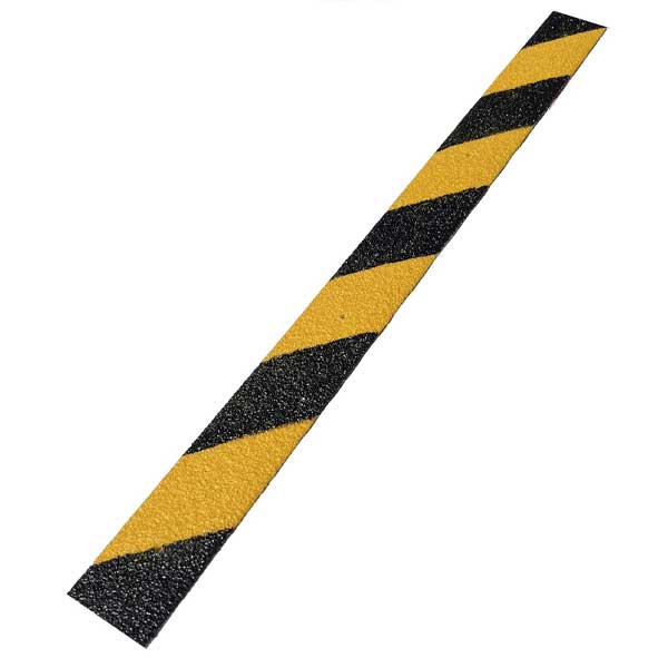 Non Slip GRP Hazard Decking Strips High Visibility for Slippery Surface