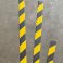 Non Slip GRP Hazard Decking Strips High Visibility for Slippery Surface