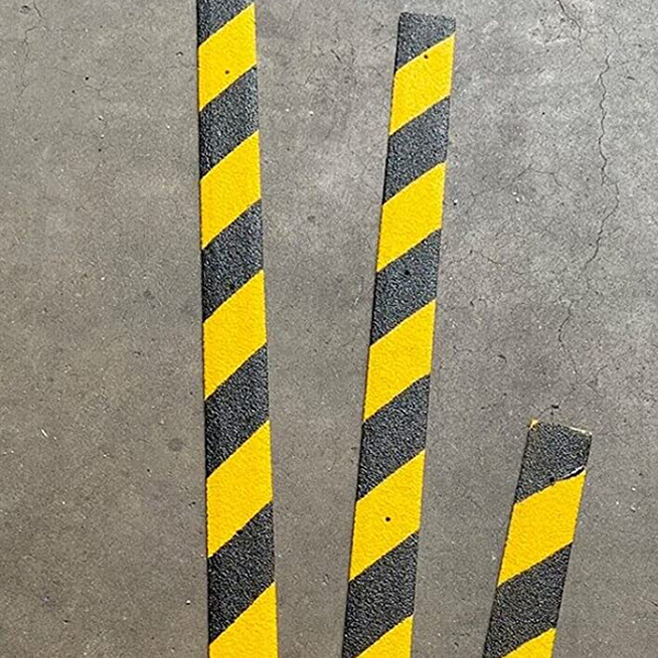 Non Slip GRP Hazard Decking Strips High Visibility for Slippery Surface