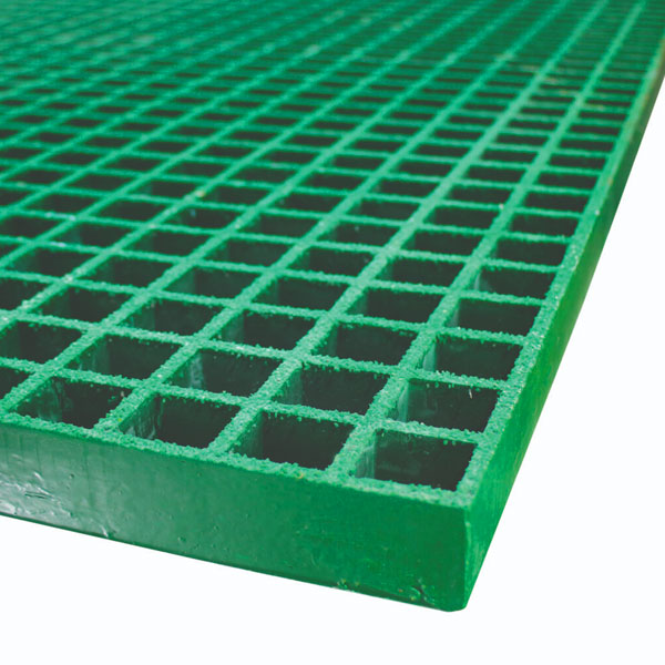 Non Slip Heavy Duty Green GRP Grating For Walkways