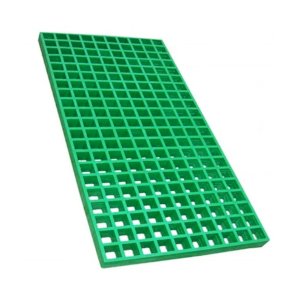 Non Slip Heavy Duty Green GRP Grating For Walkways