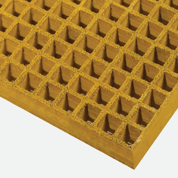 Non Slip Highly Durable Composite Moulded Floor Open Mesh GRP Grating