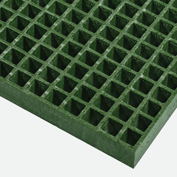 Non Slip Highly Durable Composite Moulded Floor Open Mesh GRP Grating