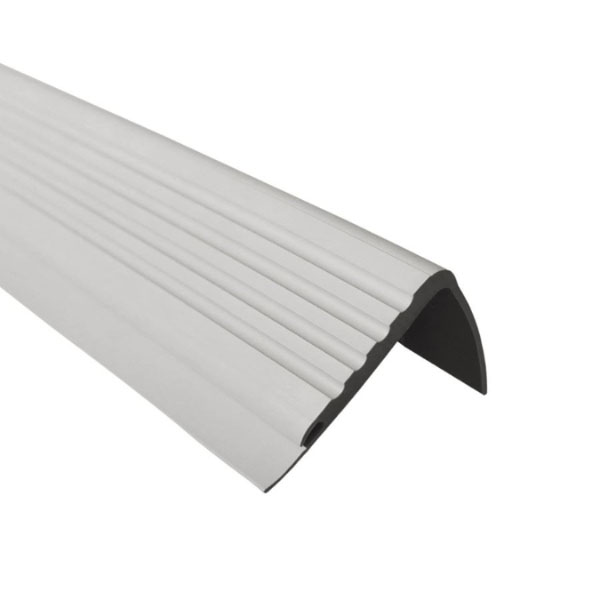 Non Slip PVC Rubber Angle Step Edge Trim Bullnose Stair Nosing