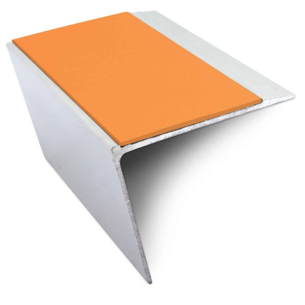 PVC Insert Aluminium DDA Compliant Non Slip Stair Nosing Edge Trim