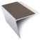 PVC Insert Aluminium DDA Compliant Non Slip Stair Nosing Edge Trim