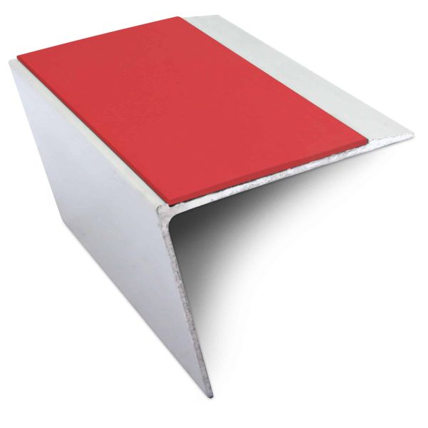 PVC Insert Aluminium DDA Compliant Non Slip Stair Nosing Edge Trim