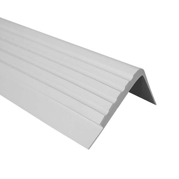 Non Slip Rubber Angle Step Edge PVC Tread Stair Nosing 