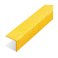 Non Slip Yellow GRP Stair Nosing Cover 