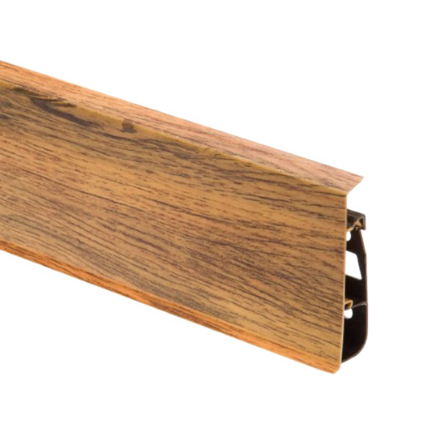 Oak Cantabrian PVC Skirting Board & Accessories Cable Cover with Flexible Edges