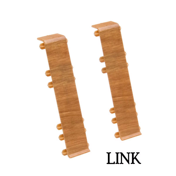 Oak Cantabrian PVC Skirting Board & Accessories Cable Cover with Flexible Edges