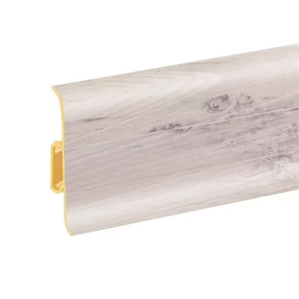 PVC Skirting Board Oak Chillout & Cable Cover with Flexible Edges Accessories