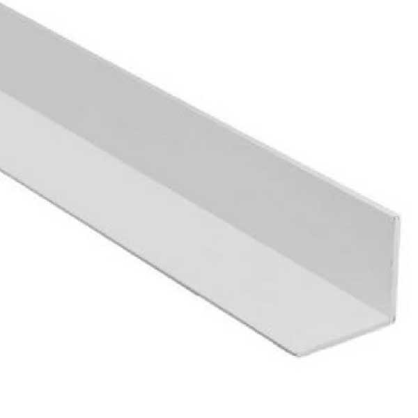 Plastic Angle Wall Corner Protector White Trim Cover - 2mm Thick 