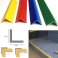 Plastic PVC Corner 90 Degree Trim Wall Edge Protector 1m And 2.5m Long 