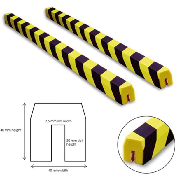 Push On Edging Guard (Trapezoidal) Edge Protector 1m Long