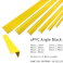 Yellow Plastic PVC Corner 90 Degree Angle Trim 2.5m Long