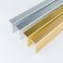 20 x 10mm Gold And Silver PVC Corner 90 Degree Angle Trim