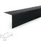 Black Plastic PVC Corner Protector 90 Degree Angle Trim 1m Long