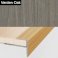 Aluminium Push-In Profile Wood Effect Stair Nosing Edge Trim