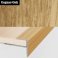 Aluminium Push-In Profile Wood Effect Stair Nosing Edge Trim