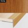 Aluminium Push-In Profile Wood Effect Stair Nosing Edge Trim