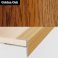 Aluminium Push-In Profile Wood Effect Stair Nosing Edge Trim