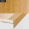 Aluminium Push-In Profile Wood Effect Stair Nosing Edge Trim