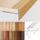 Aluminium Push-In Profile Wood Effect Stair Nosing Edge Trim