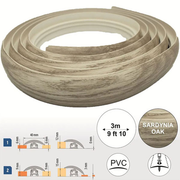 PVC Flexible Door Threshold Transition Strip for Flooring